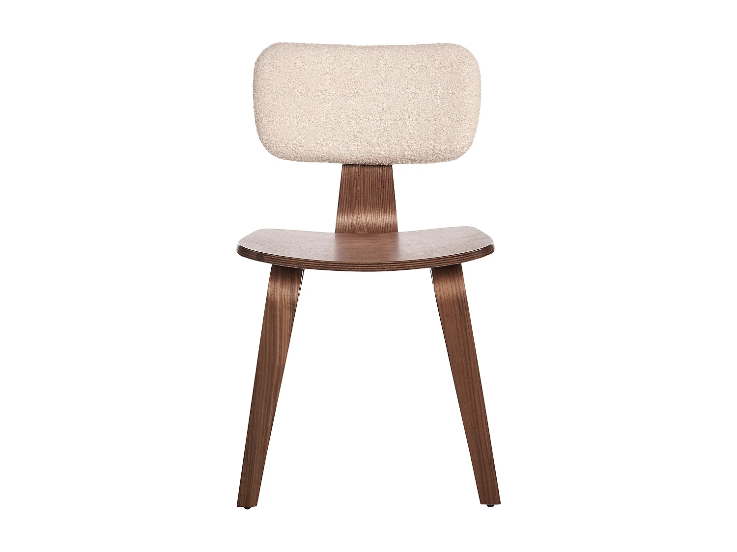 Esszimmerstuhl 2er Set LUCINDA Holz Dunkelbraun