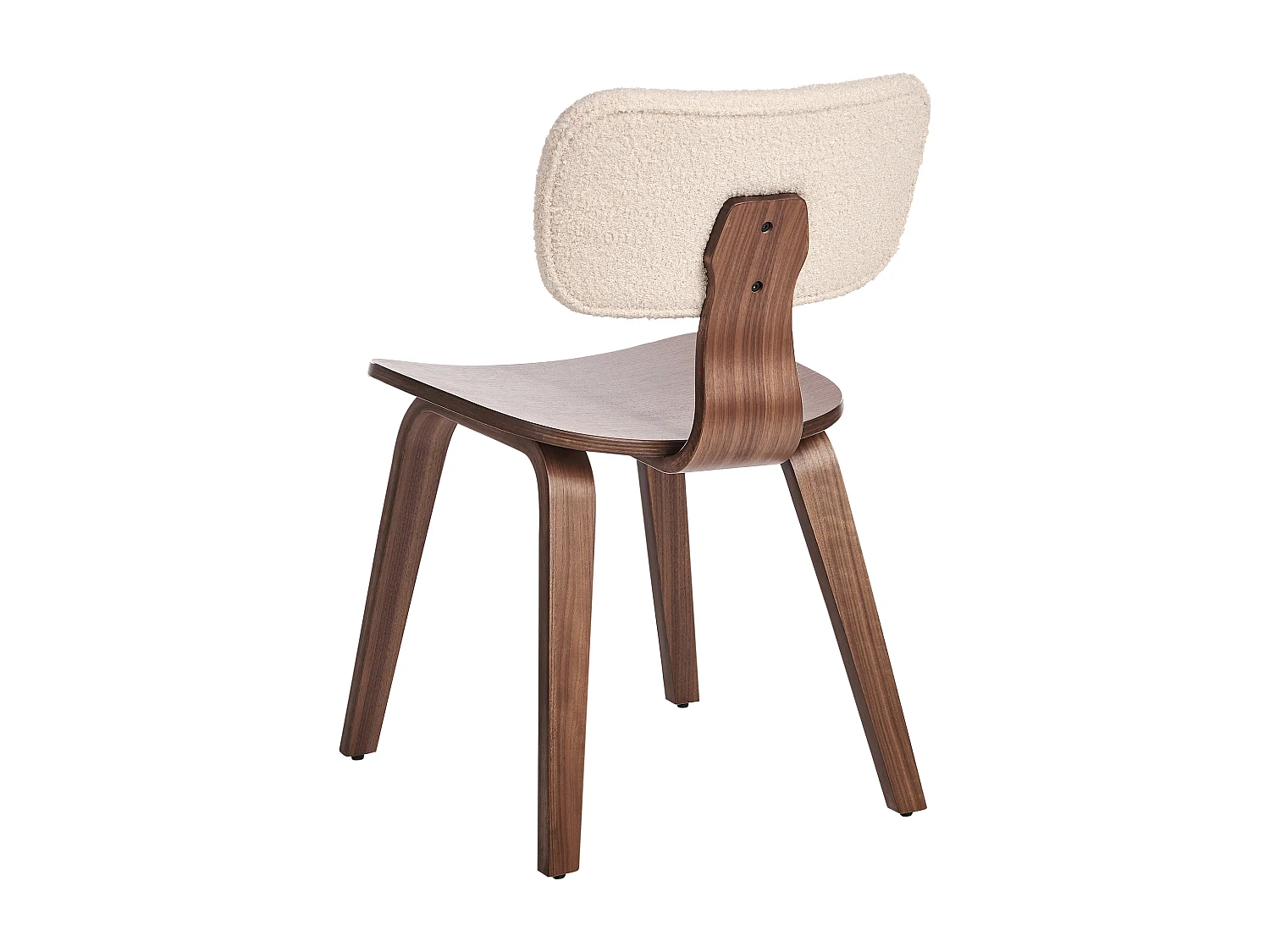 Esszimmerstuhl 2er Set LUCINDA Holz Dunkelbraun