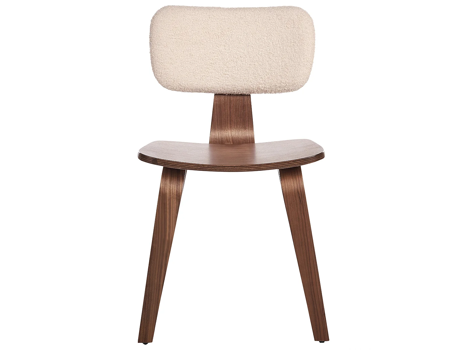 Lot de 2 chaises de salle à manger LUCINDA Bois Marron foncé