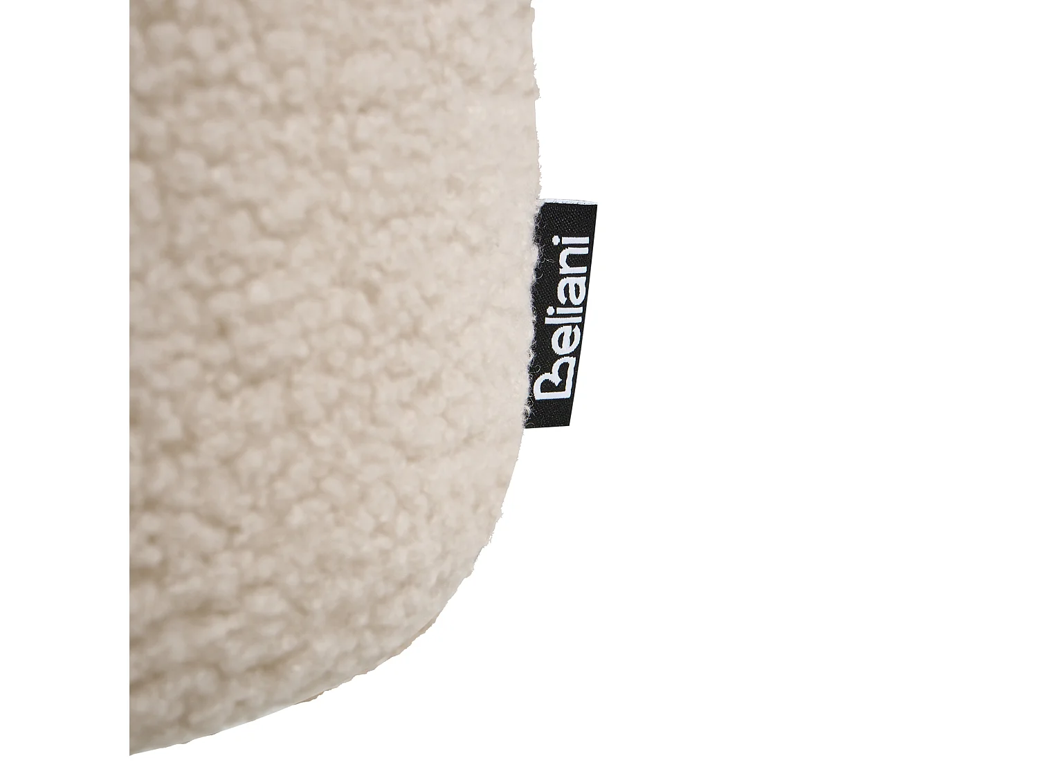 Lot de 2 chaises de salle à manger SANILAC Bouclé Beige