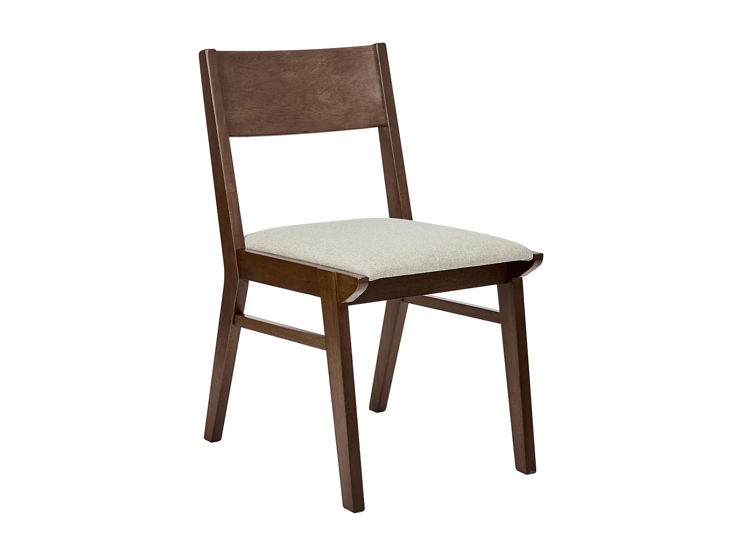 Set van 2 eetkamerstoelen ENOLA Hout Lichtbeige