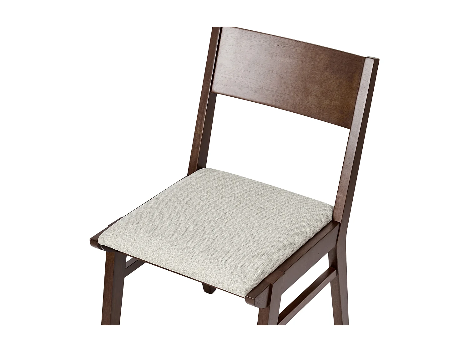 Set van 2 eetkamerstoelen ENOLA Hout Lichtbeige