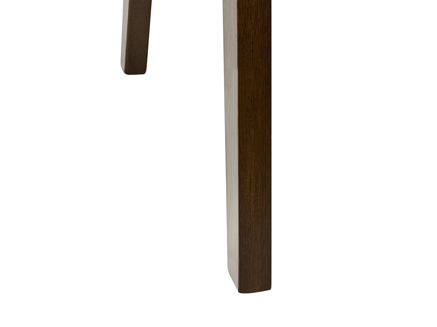 Set of 2 Dining Chairs ENOLA Wood Brown/ Light Beige