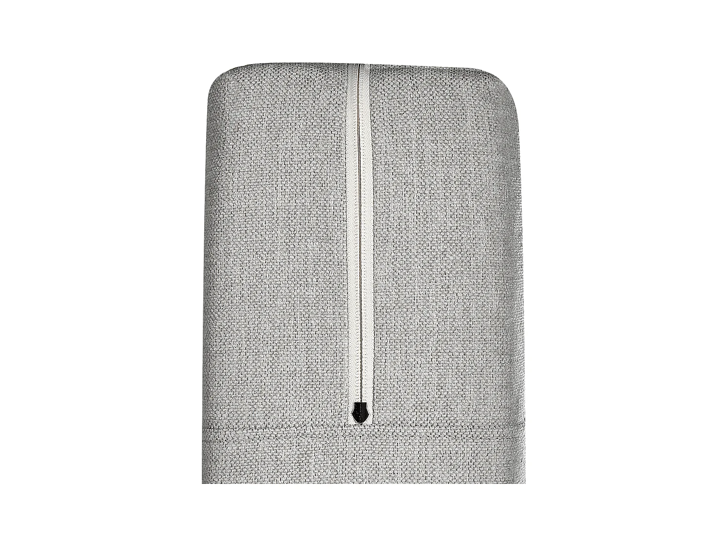 Cama continental con almacenaje Tela ARISTOCRAT 180 x 200 cm Gris claro