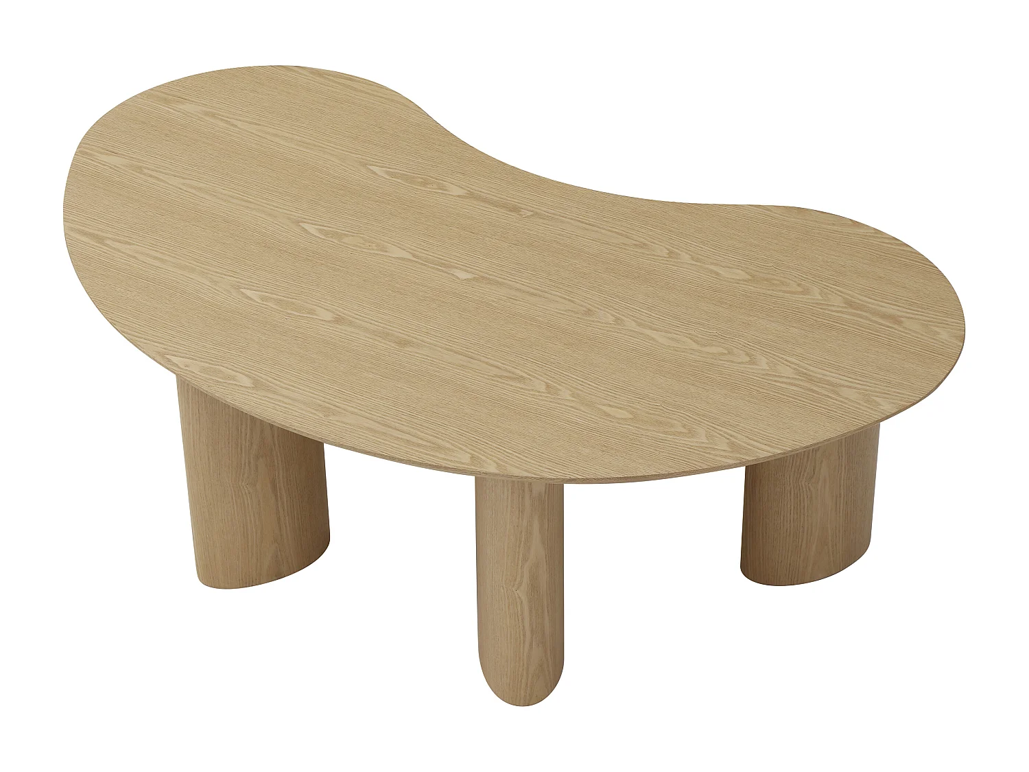 Sofabord med askefiner - Lys naturlig - CALYNOR