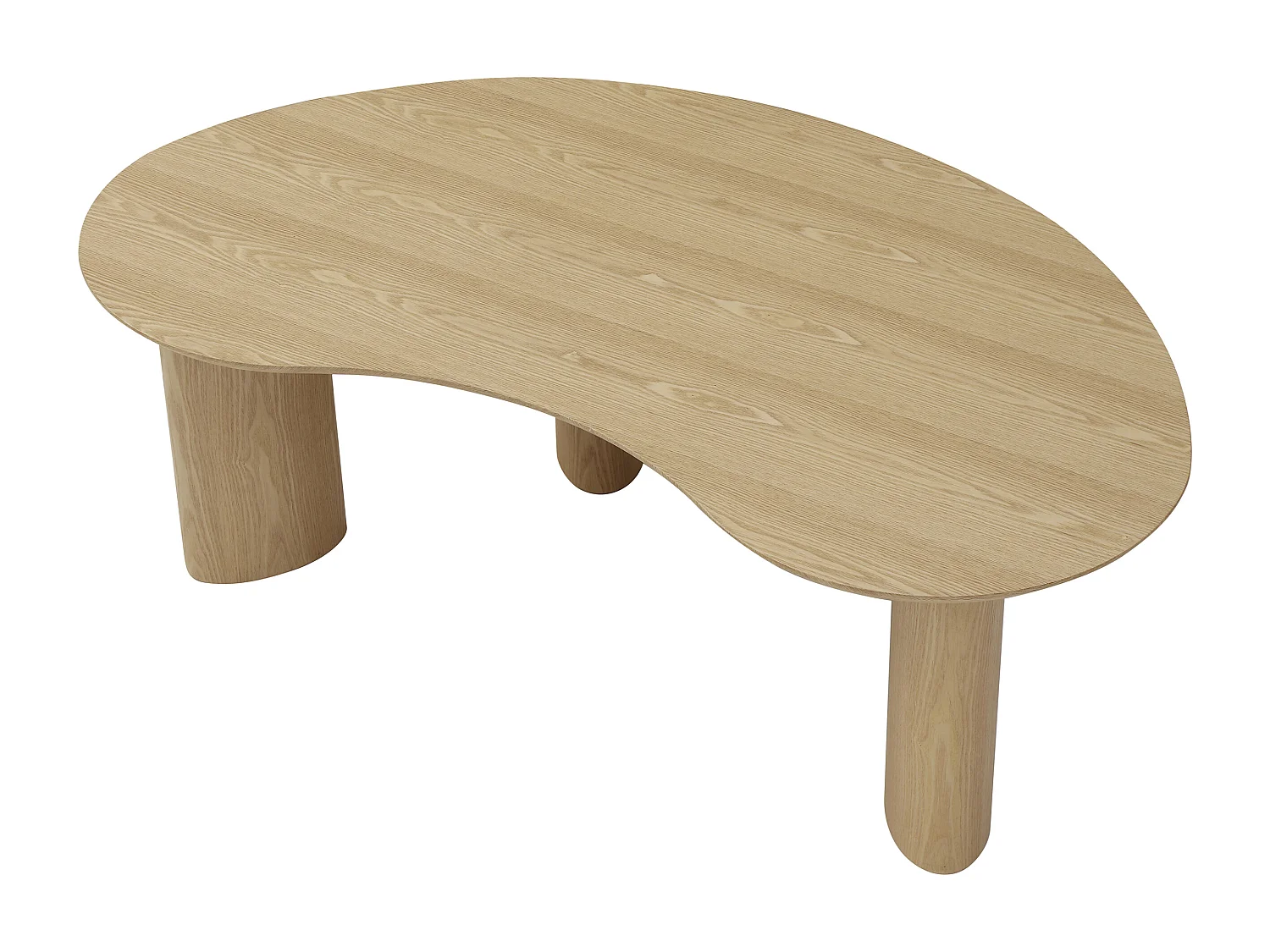 Sofabord med askefiner - Lys naturlig - CALYNOR