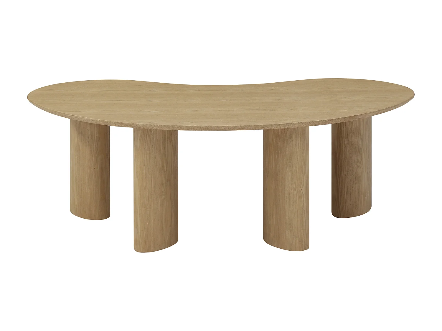 Sofabord med askefiner - Lys naturlig - CALYNOR