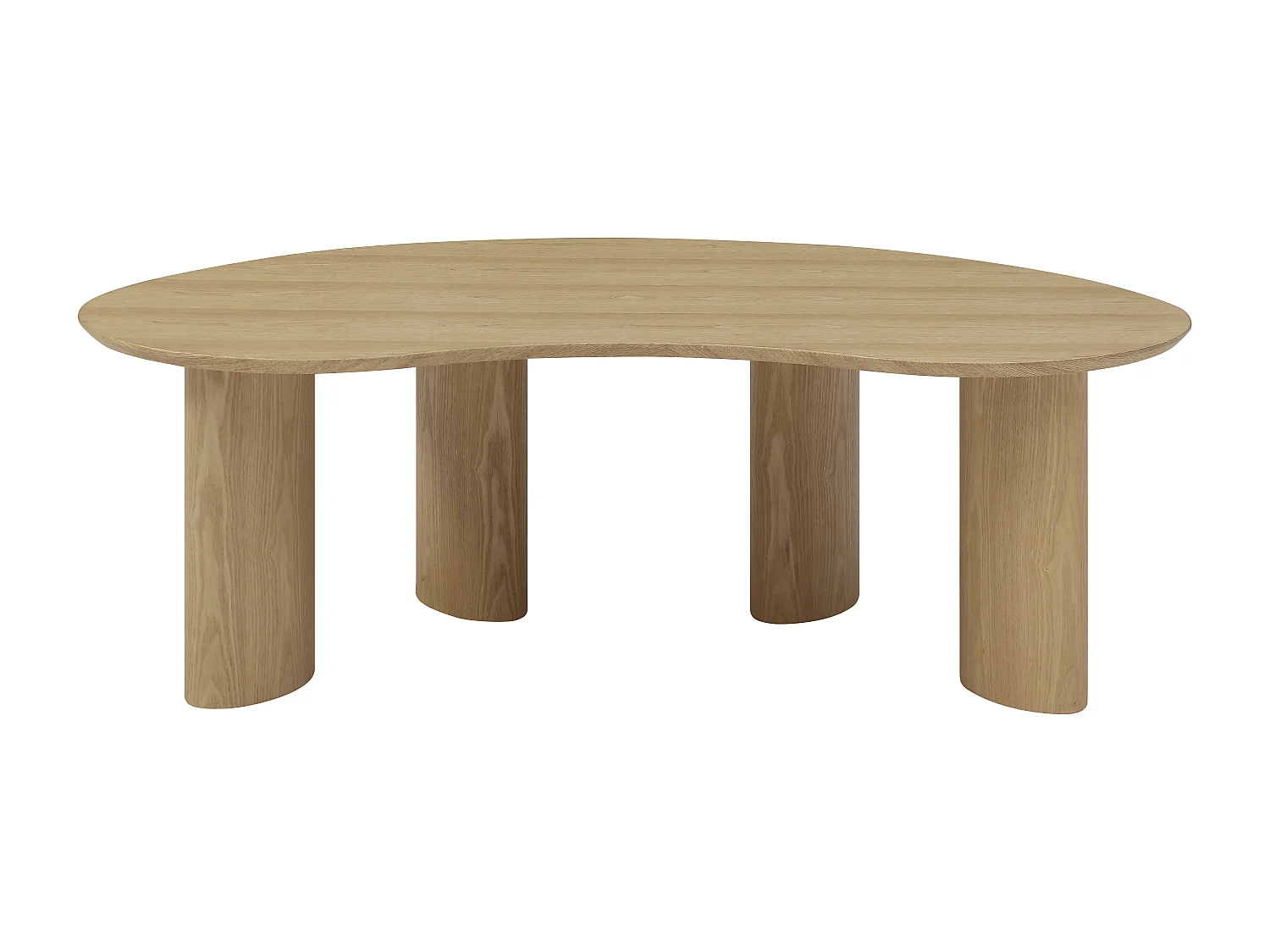 Sofabord med askefiner - Lys naturlig - CALYNOR