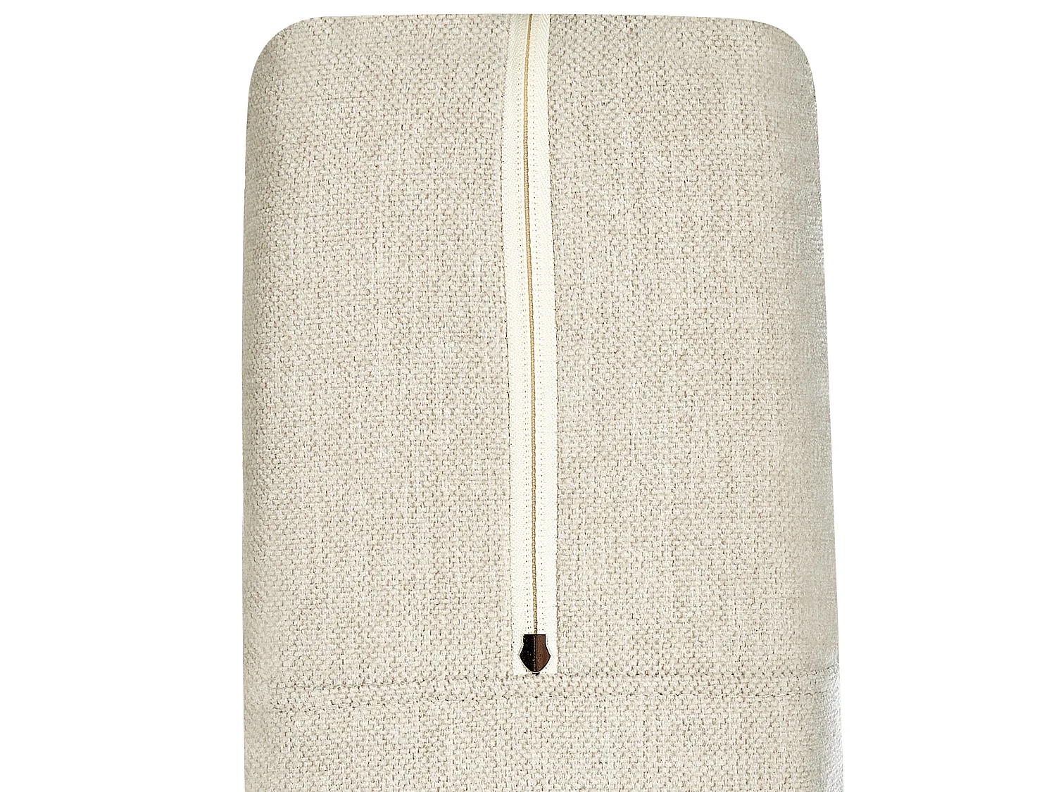 Divano letto con contenitore Tessuto MINISTER 160 x 200 cm Beige chiaro