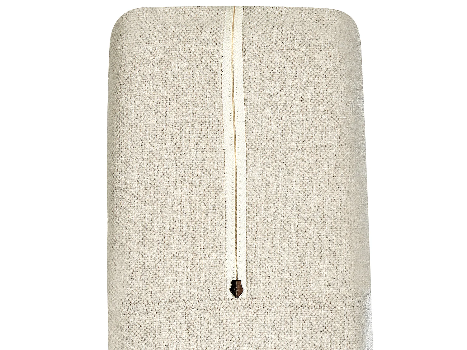 Divano letto con contenitore Tessuto MINISTER 160 x 200 cm Beige chiaro