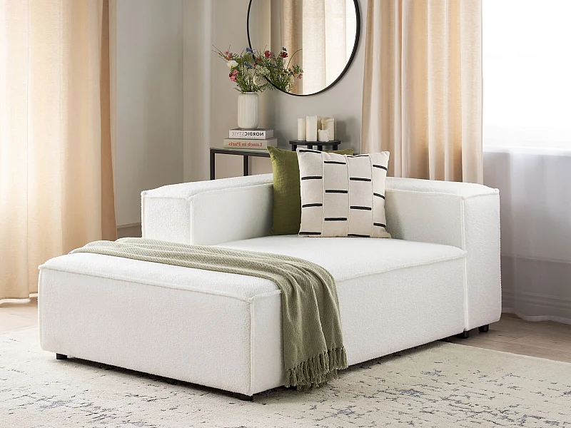 Szezlong APRICA Boucle Biały