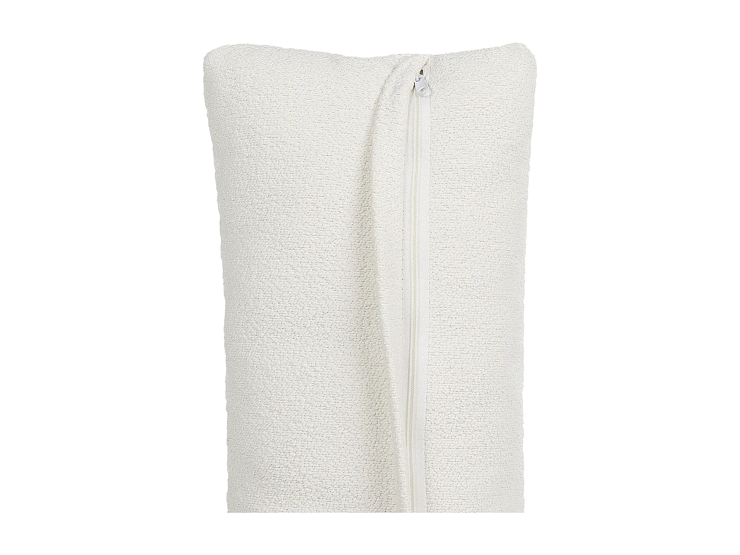 Chaise longue côté droit HELLNAR Bouclé Blanc cassé