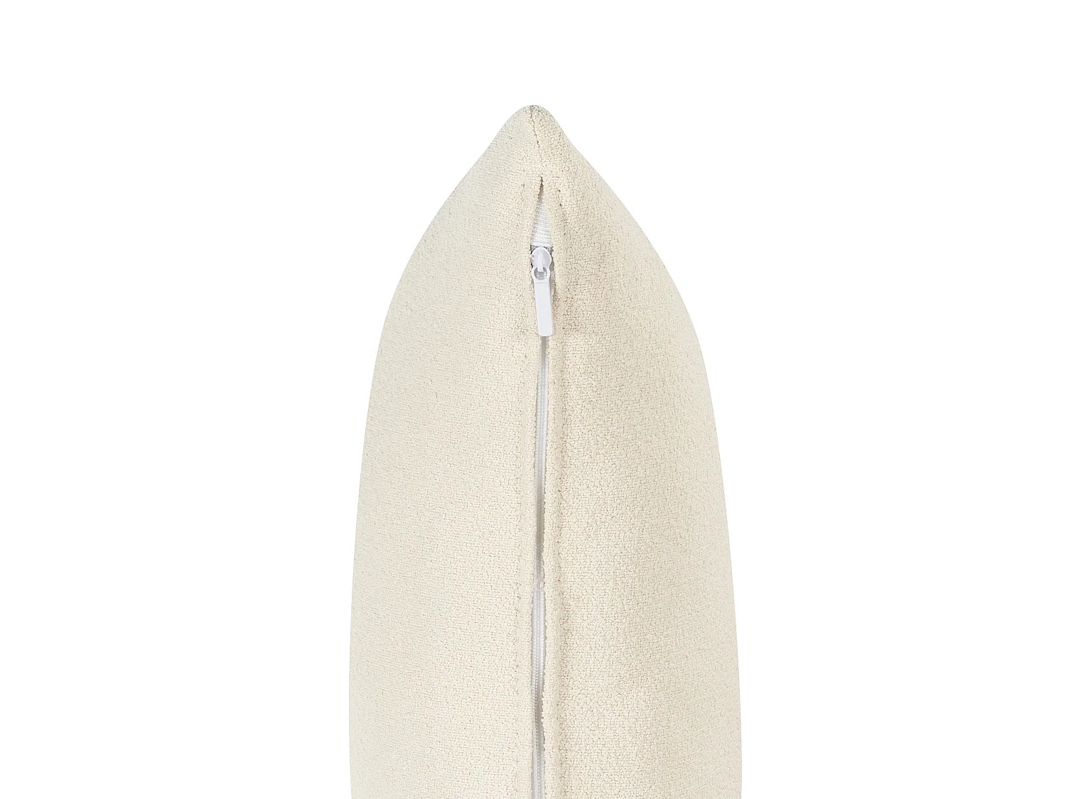 Chaise longue côté gauche RIOM Bouclé Blanc cassé