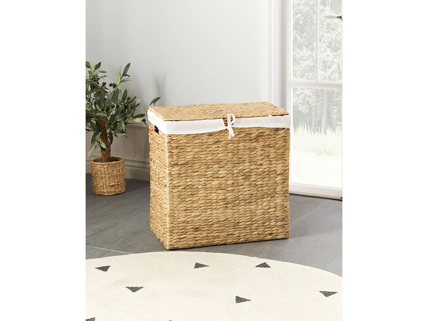 Mand LANGSON Wicker Natuurlijk