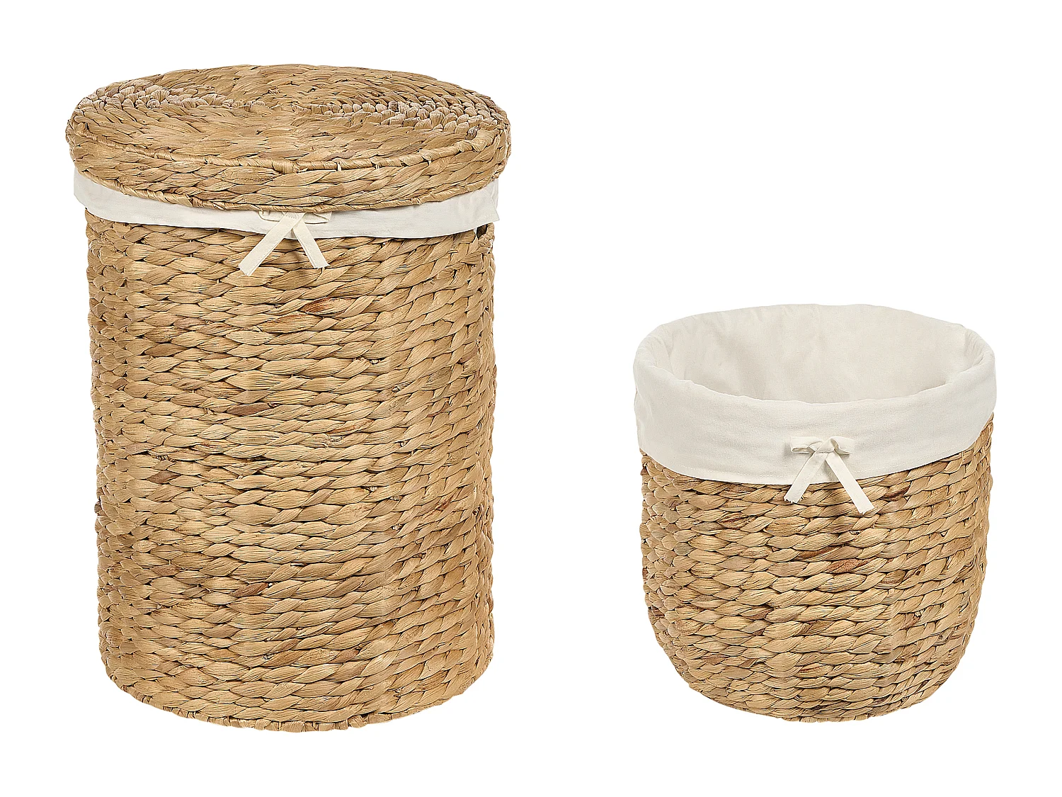 Lot de 2 paniers DANANG Osier Naturel 31/61 L