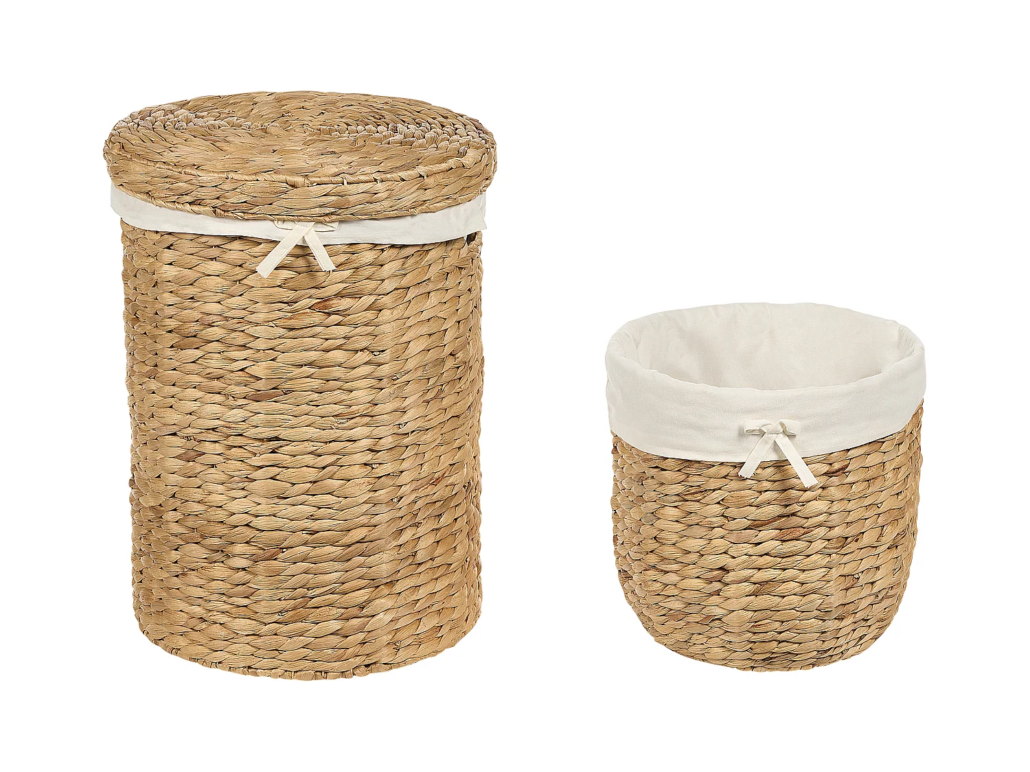 Lot de 2 paniers DANANG Osier Naturel 31/61 L