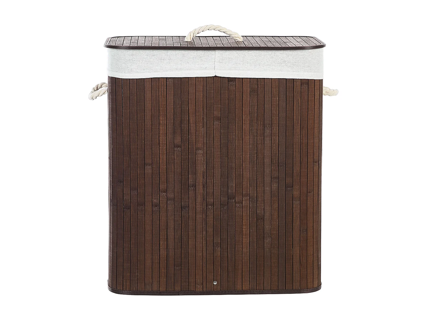 Panier KANDY Bambou Marron foncé 72 L