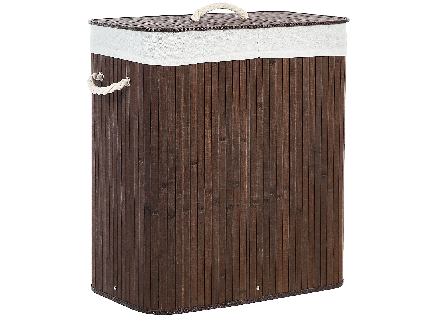 Panier KANDY Bambou Marron foncé