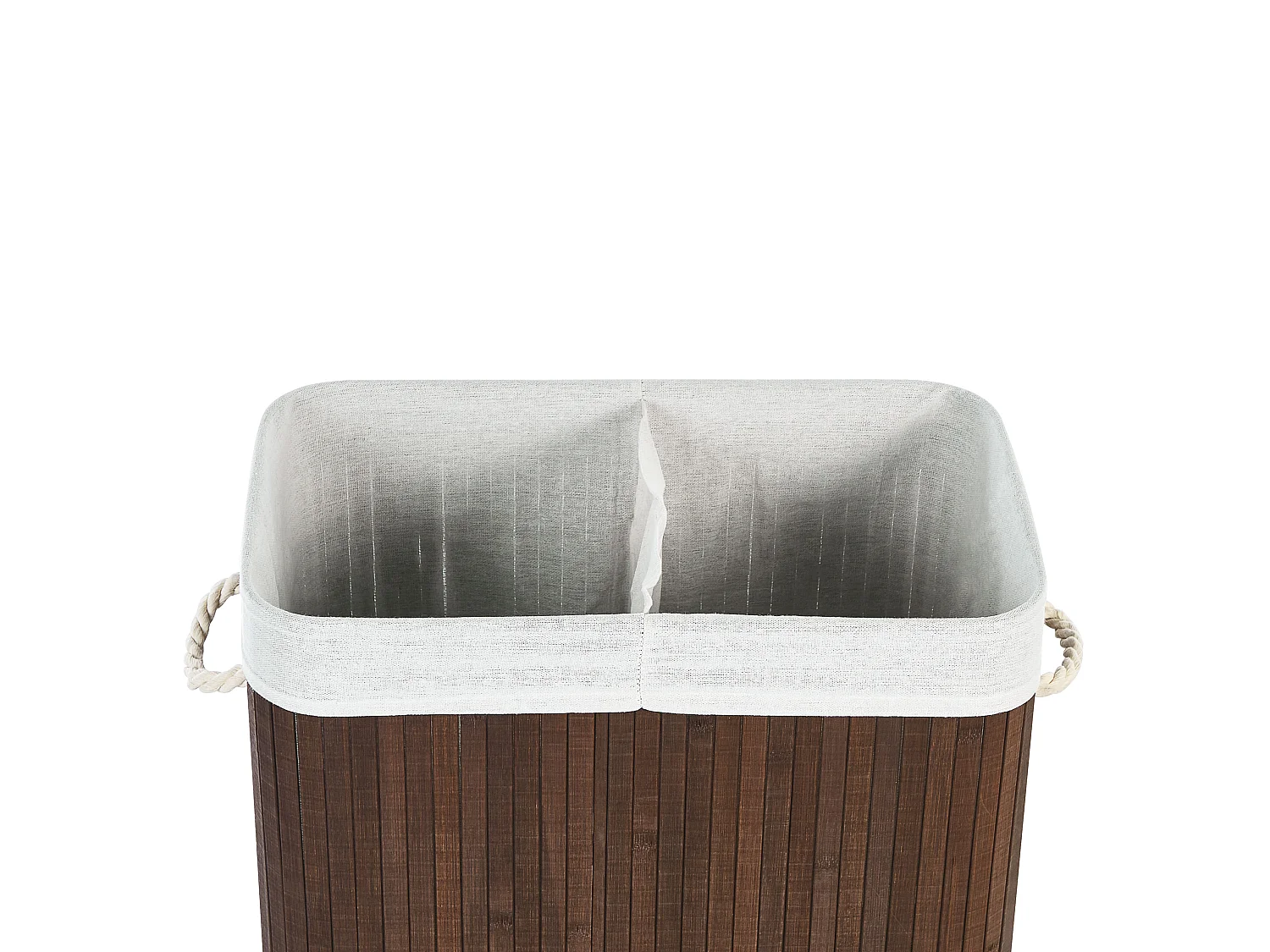 Panier KANDY Bambou Marron foncé