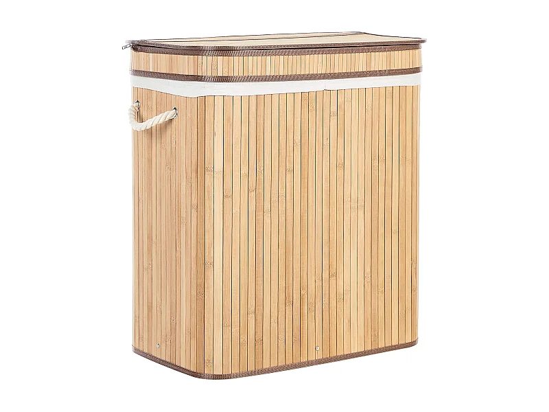 Cesta legno di bambù chiaro 60 cm KALTHOTA