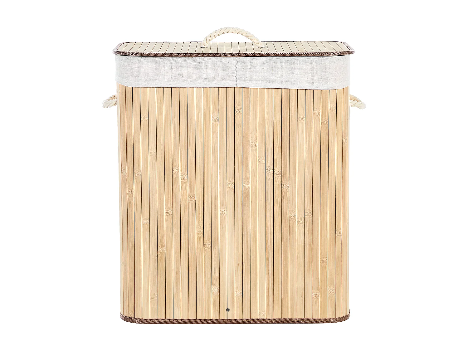 Cesta legno di bambù chiaro 60 cm KANDY