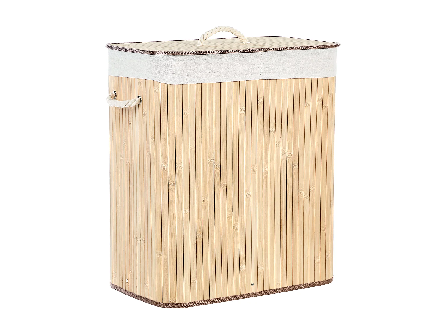 Panier KANDY Bambou Marron clair 100 L