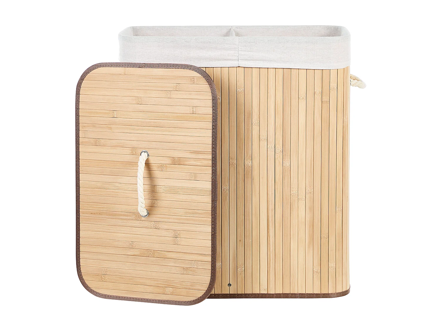 Panier KANDY Bambou Marron clair 100 L