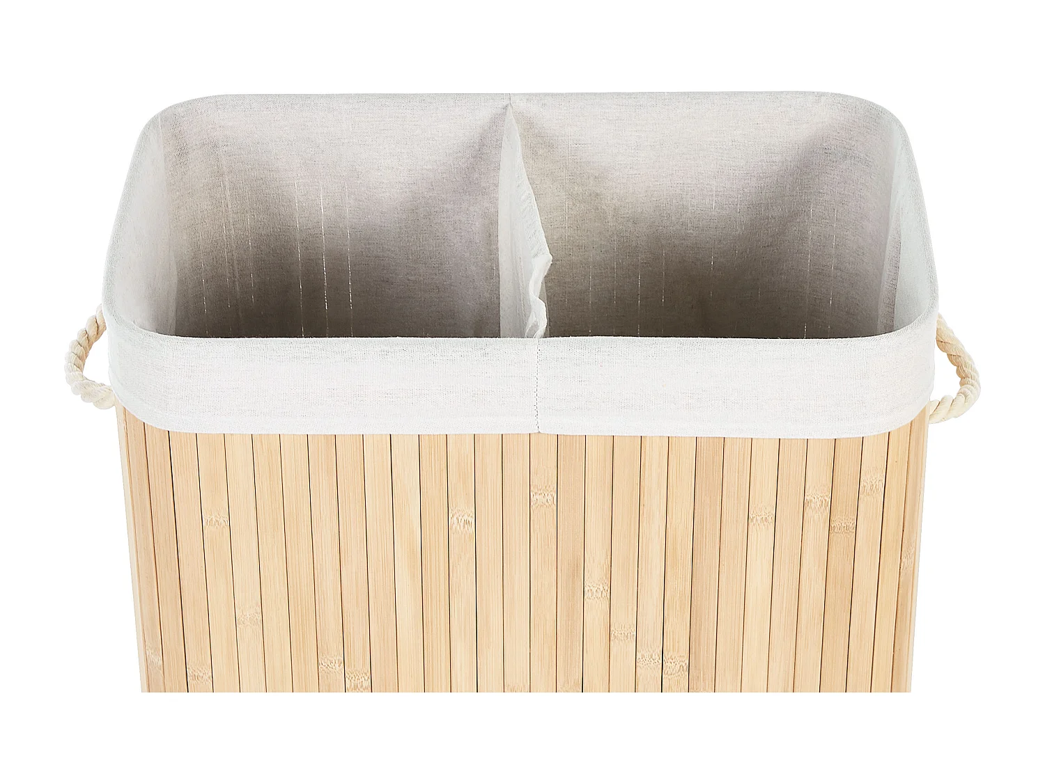 Panier KANDY Bambou Marron clair 100 L