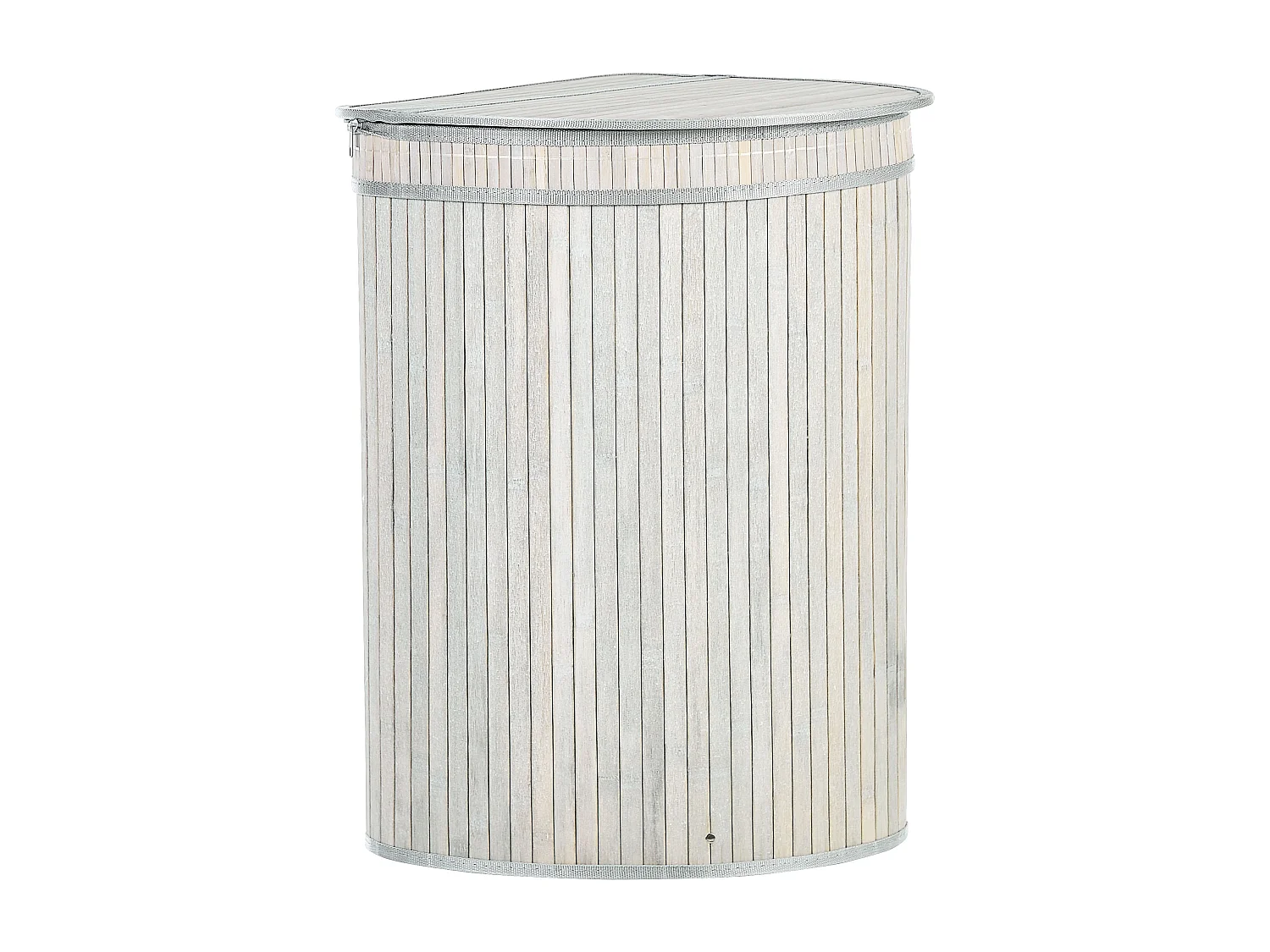 Cesto em madeira de bambu cinzenta 60 cm BADULLA