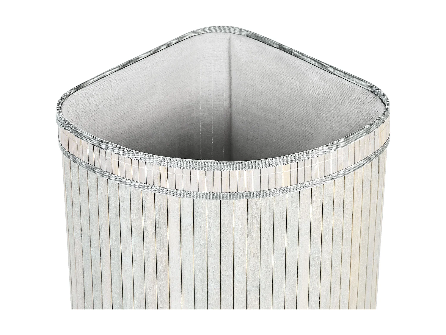 Cesto em madeira de bambu cinzenta 60 cm BADULLA