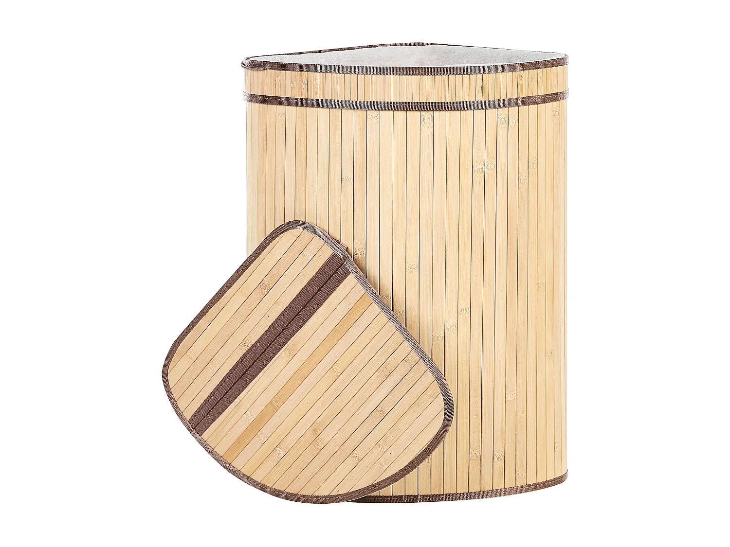 Panier BADULLA Bambou Marron clair 57 L