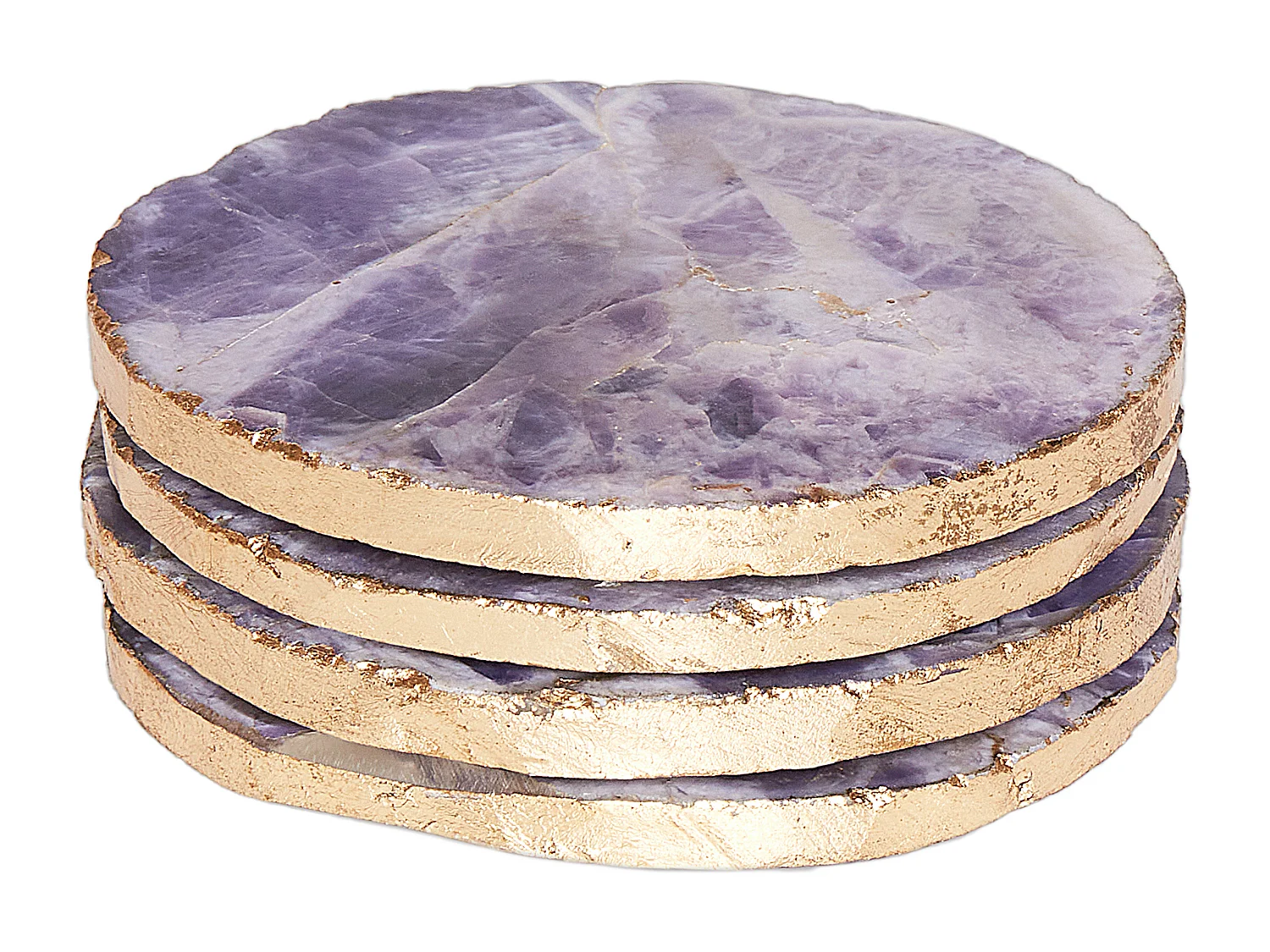 Set di 4 sottobicchieri RESEN Pietra Viola