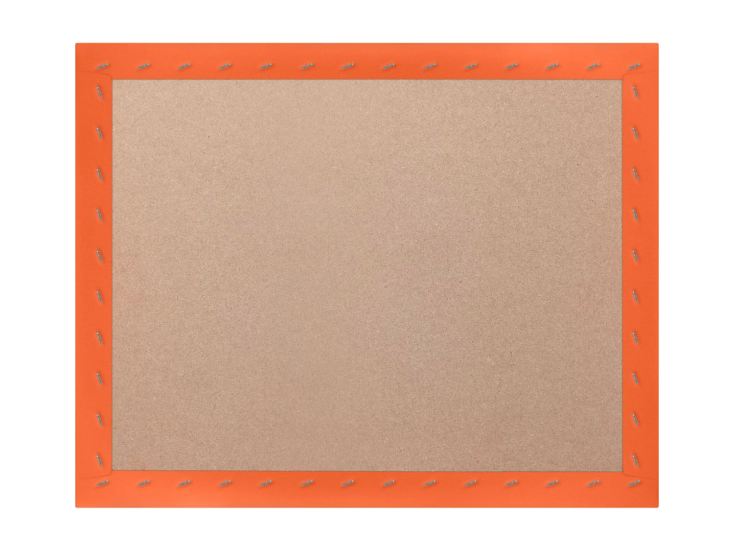 DHOME Premium-Kopfteil mit Kunstlederbezug, aus austauschbaren, selbstklebenden Paneelen, luxuriös gepolstertes Schlafzimmer (Orange, 110 cm)