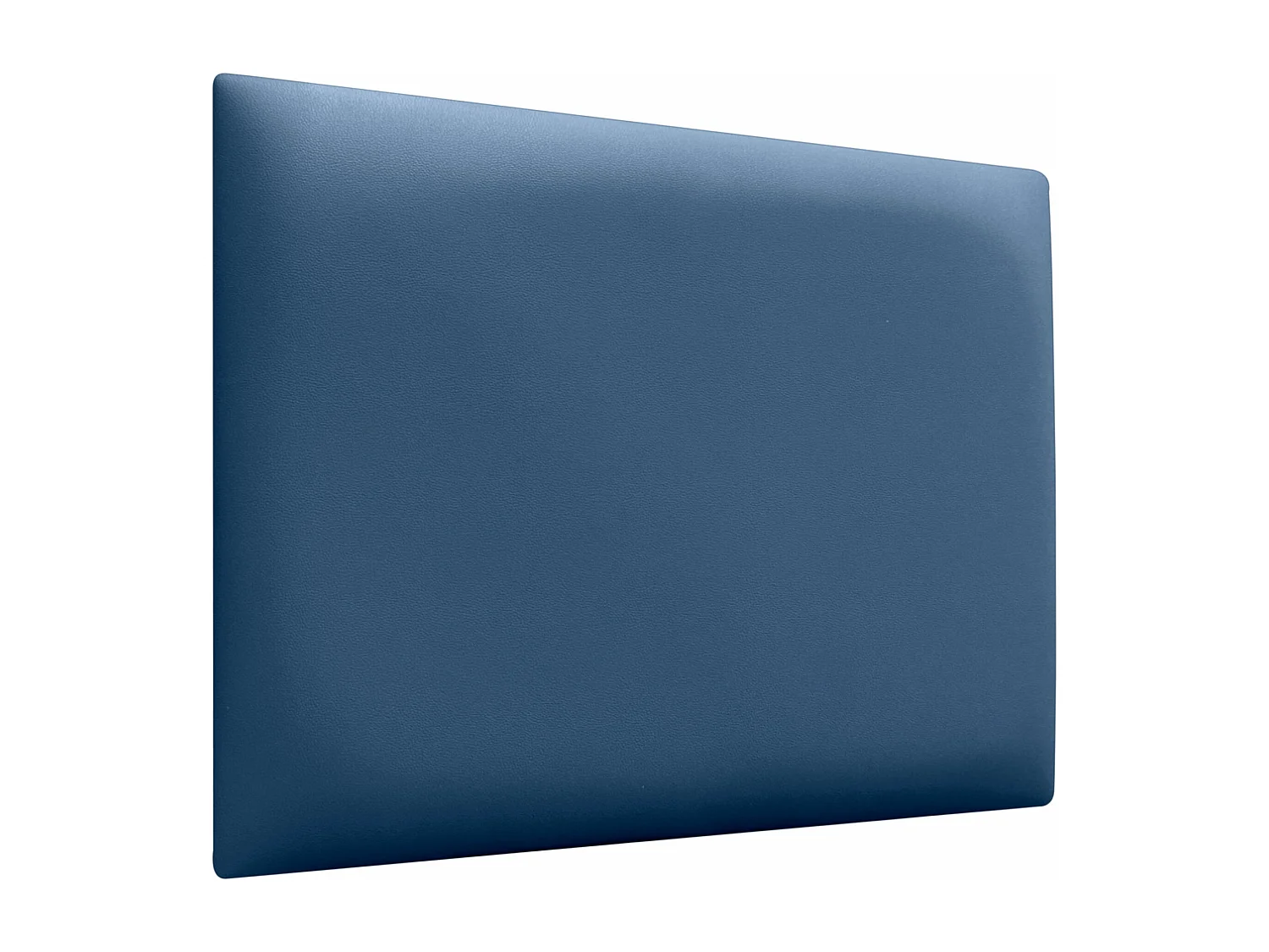 DHOME Tête de lit capitonnée en similicuir de qualité supérieure composée de panneaux autocollants interchangeables  (bleu, 95 cm)