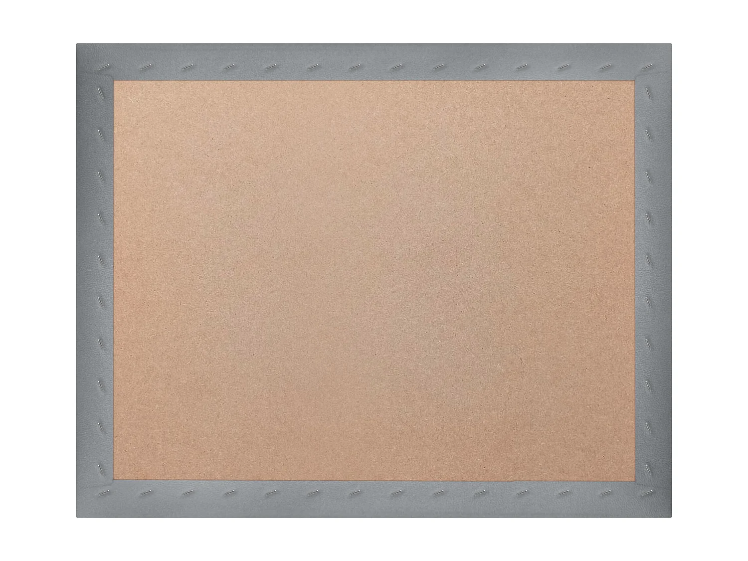 DHOME Premium-Kopfteil mit Kunstlederbezug, aus austauschbaren, selbstklebenden Paneelen, luxuriös gepolstertes Schlafzimmer (Silber, 95 cm)