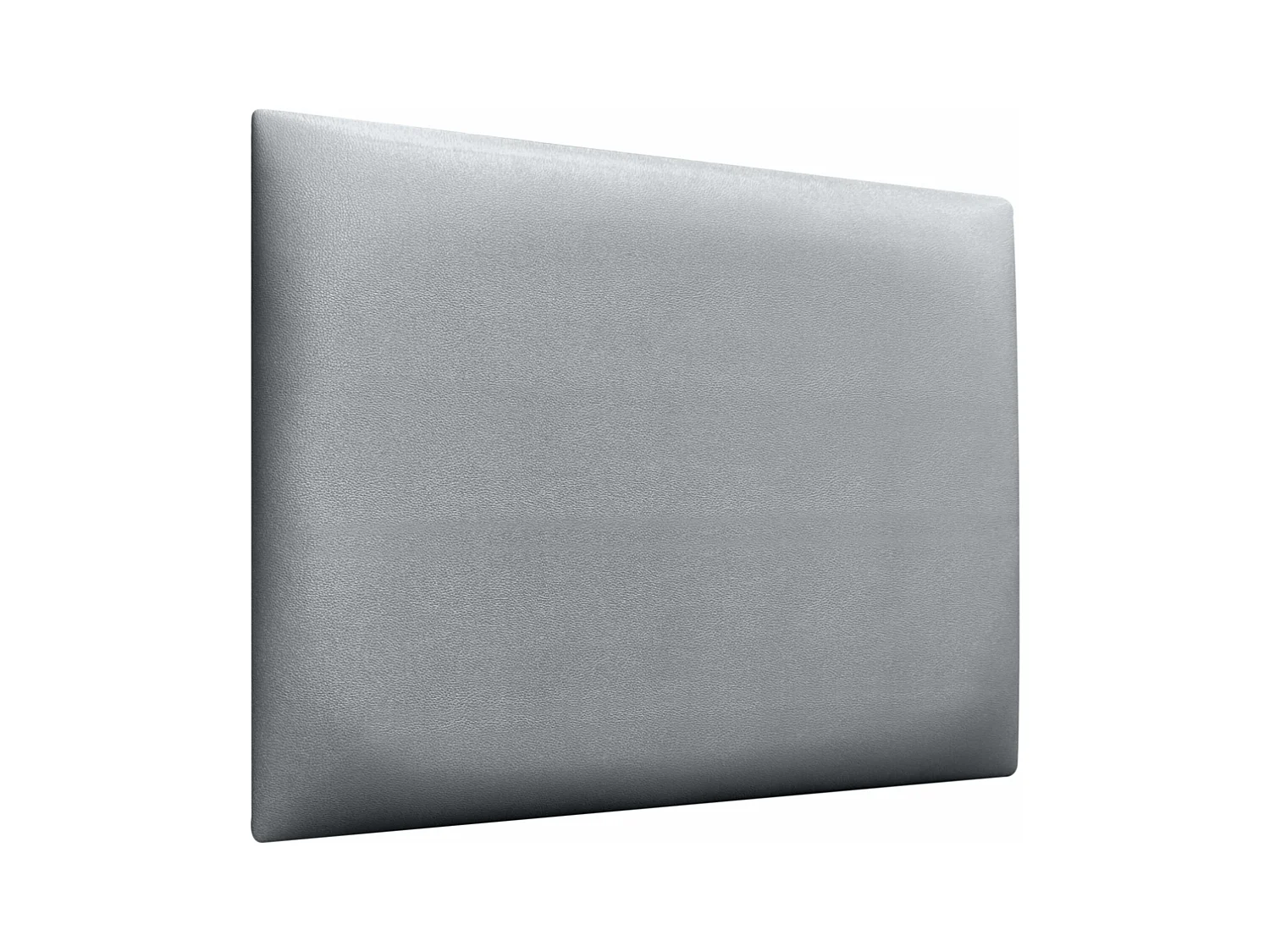 DHOME Testiera imbottita in similpelle premium composta da pannelli autoadesivi intercambiabili  (Argento, 95 cm)