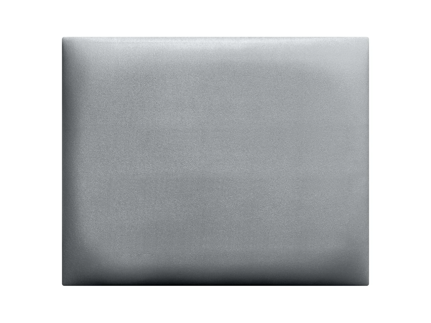 DHOME Testiera imbottita in similpelle premium composta da pannelli autoadesivi intercambiabili  (Argento, 95 cm)