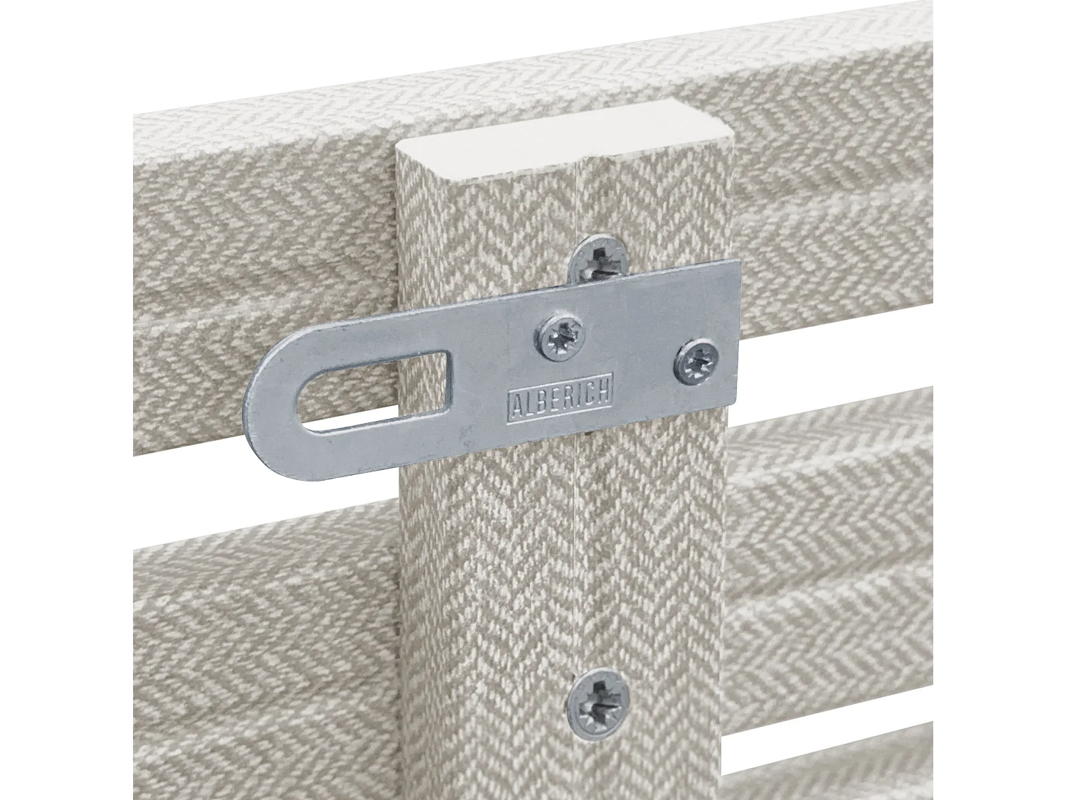 DHOME Tête de lit en bois recyclé DM style palette verticale 110x46cm Lit 105 - Finition marbre