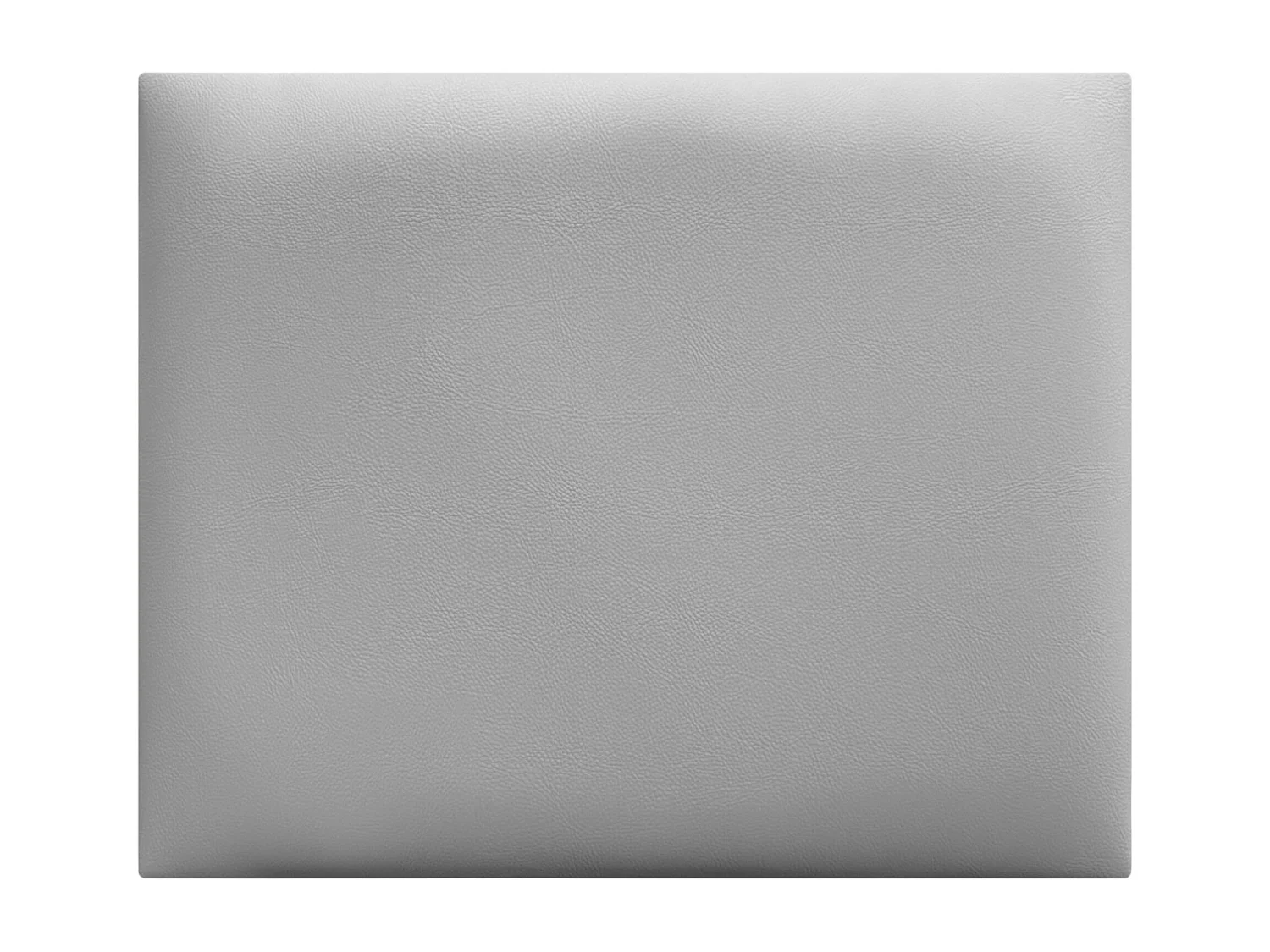 DHOME Tête de lit capitonnée en similicuir de qualité supérieure composée de panneaux autocollants interchangeables  (gris clair, 120 cm)