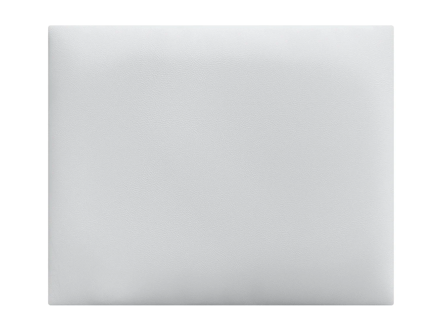 DHOME Cabeceira estofada em couro sintético premium  composta por painéis autoadesivos intercambiáveis ​​Quarto de luxo  (branco, 80 cm)