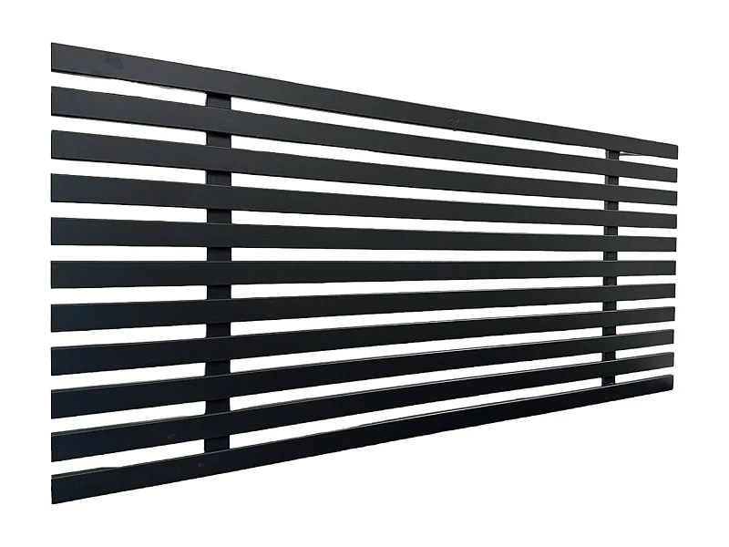 DHOME DM-Kopfteil aus recyceltem Holz, vertikal, Palettenstil, 110 x 46 cm, Bett 105 – Eiche