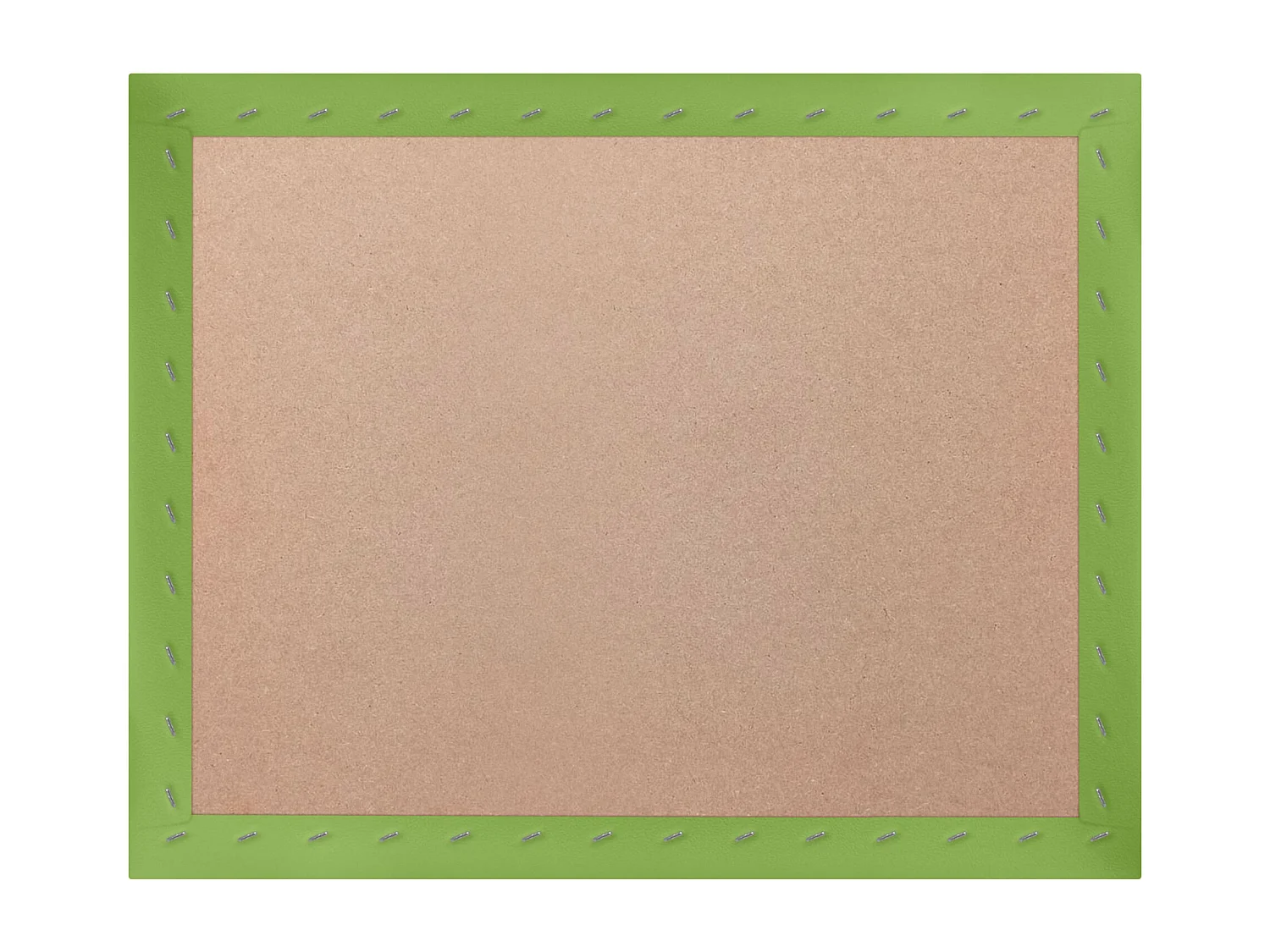 DHOME Cabeceira estofada em couro sintético  Premium composta por painéis autoadesivos intercambiáveis ​​Quarto de luxo  (verde, 105 cm)