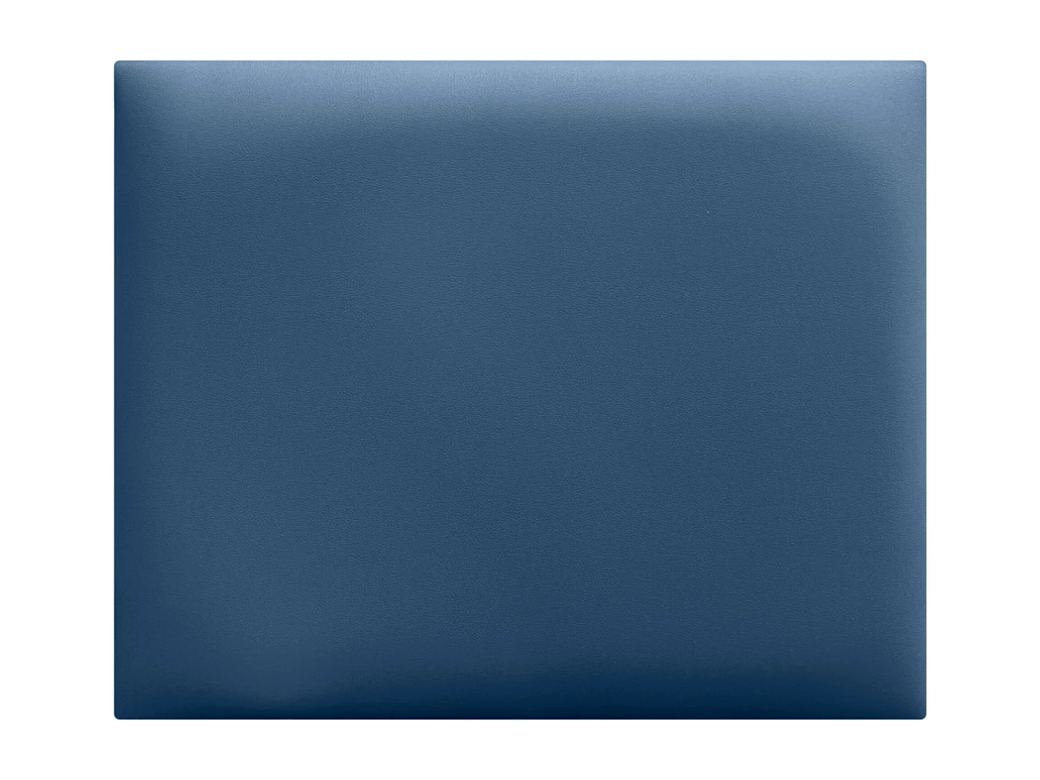 DHOME Cabeceira estofada em couro sintético  premium composta por painéis autoadesivos intercambiáveis ​​Quarto de luxo  (azul, 80 cm)