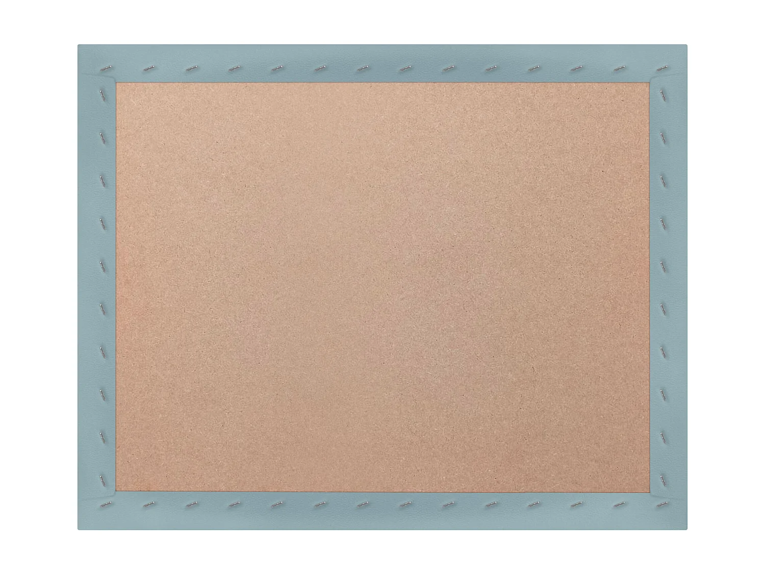 DHOME Premium-Kopfteil mit Kunstlederbezug, aus austauschbaren, selbstklebenden Paneelen, luxuriös gepolstertes Schlafzimmer (Hellblau, 145 cm)