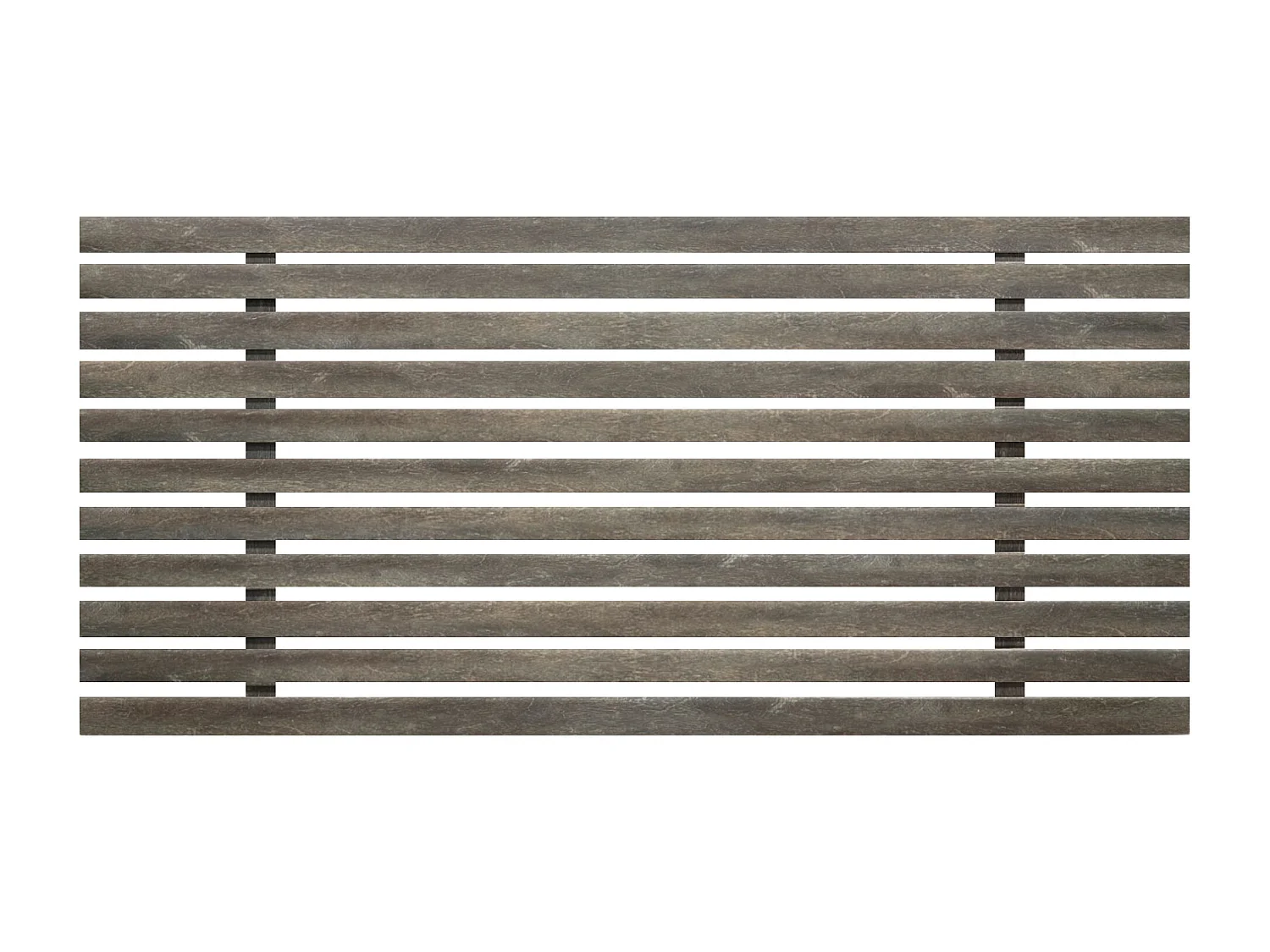 DHOME Tête de lit en bois recyclé DM style palette verticale 110x46cm Lit 105 - Finition lin