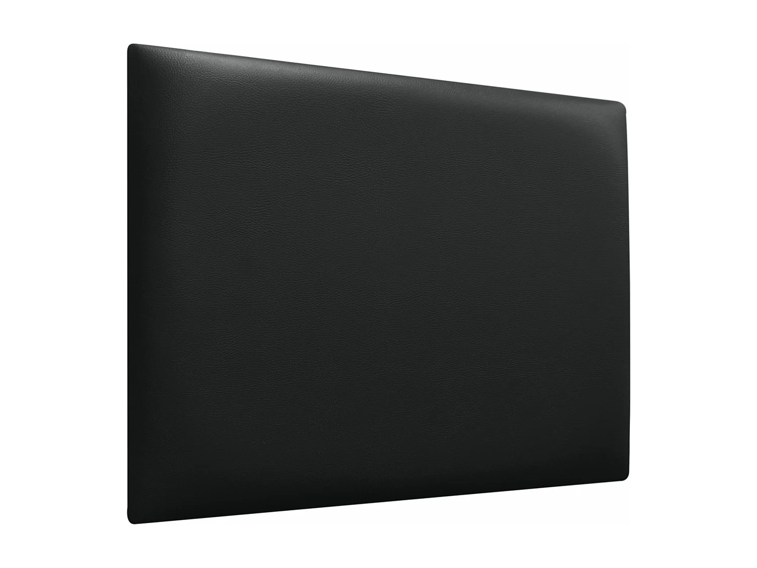 DHOME Premium-Kopfteil mit Kunstlederbezug, aus austauschbaren, selbstklebenden Paneelen, luxuriös gepolstertes Schlafzimmer (schwarz, 120 cm)