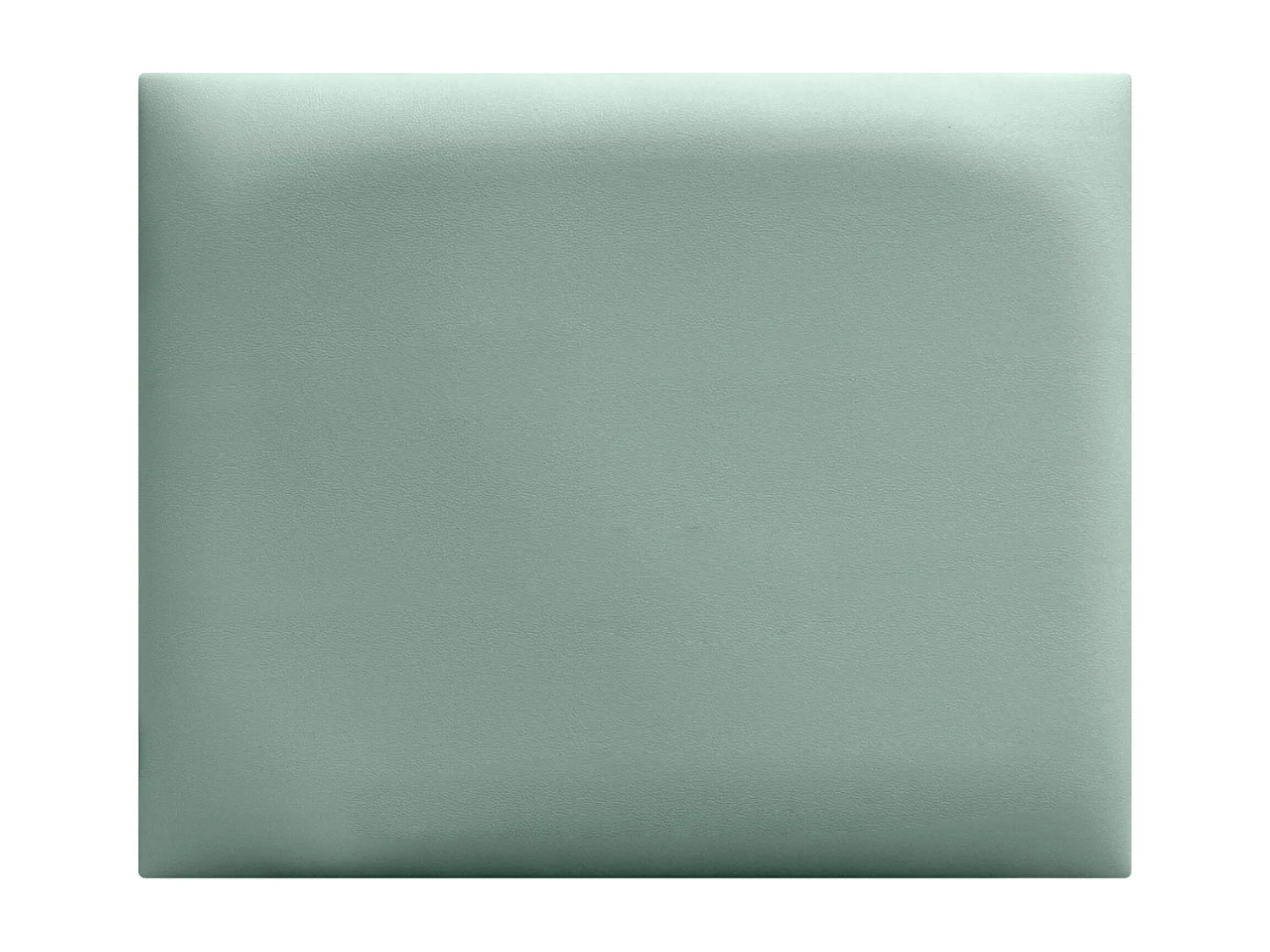 DHOME Tête de lit capitonnée en similicuir de qualité supérieure composée de panneaux autocollants interchangeables  (vert aqua, 95 cm)