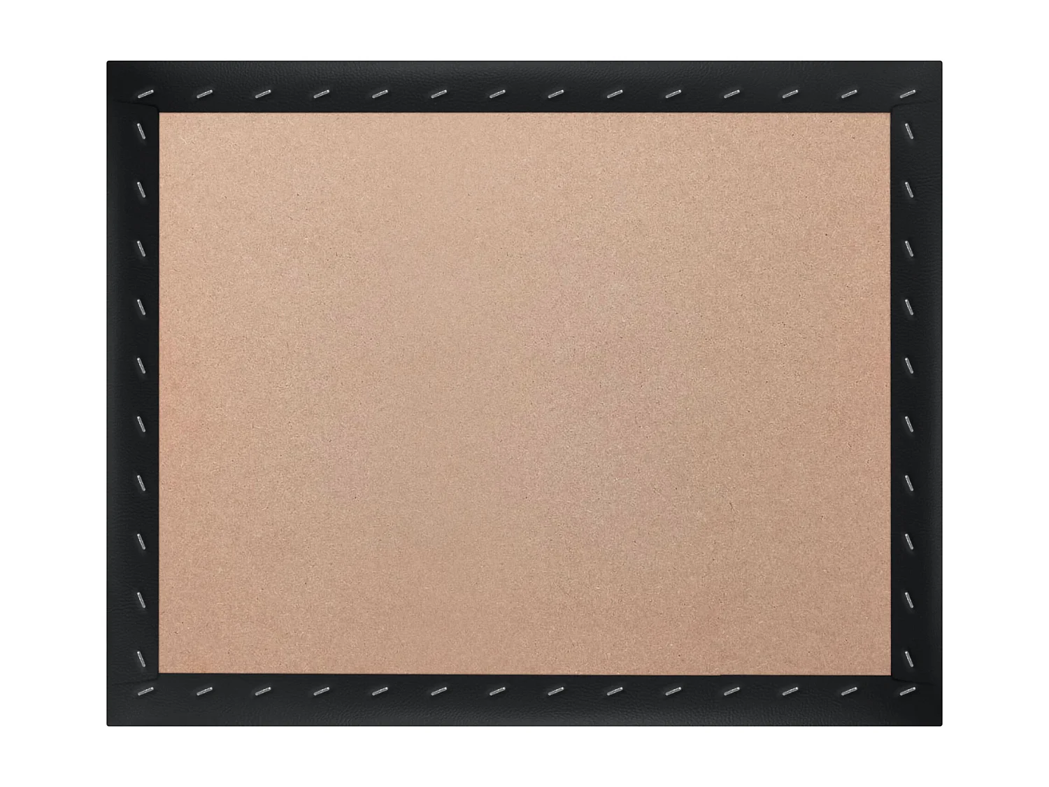 DHOME Tête de lit capitonnée en similicuir de qualité supérieure composée de panneaux autocollants interchangeables  (noir, 150 cm)