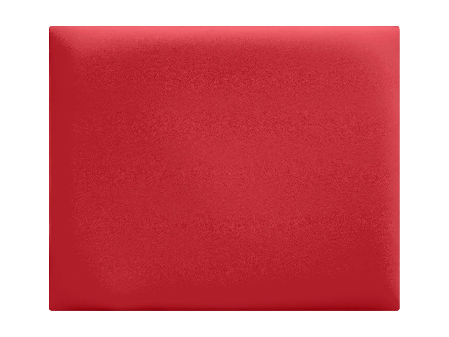 DHOME Tête de lit capitonnée en similicuir de qualité supérieure composée de panneaux autocollants interchangeables  (rouge, 180 cm)