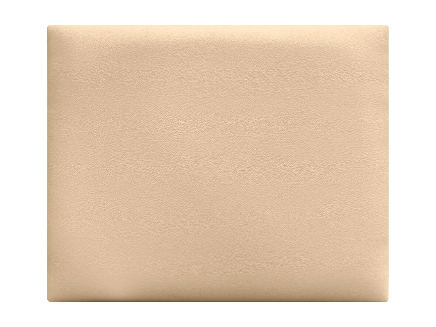 DHOME Tête de lit capitonnée en similicuir de qualité supérieure composée de panneaux autocollants interchangeables  (beige, 90 cm)